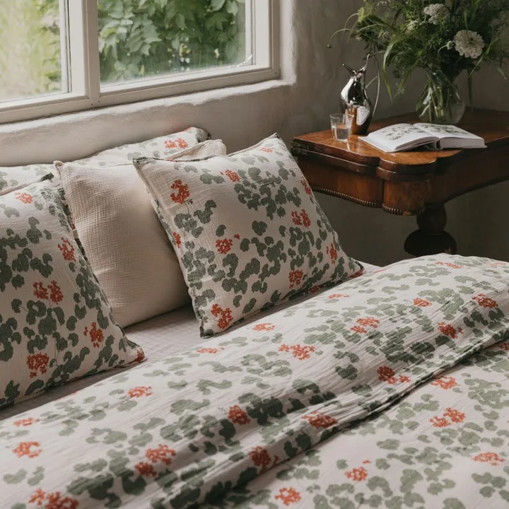 Garbo&Friends Pelargonium Muslin Bed Set Single Adult