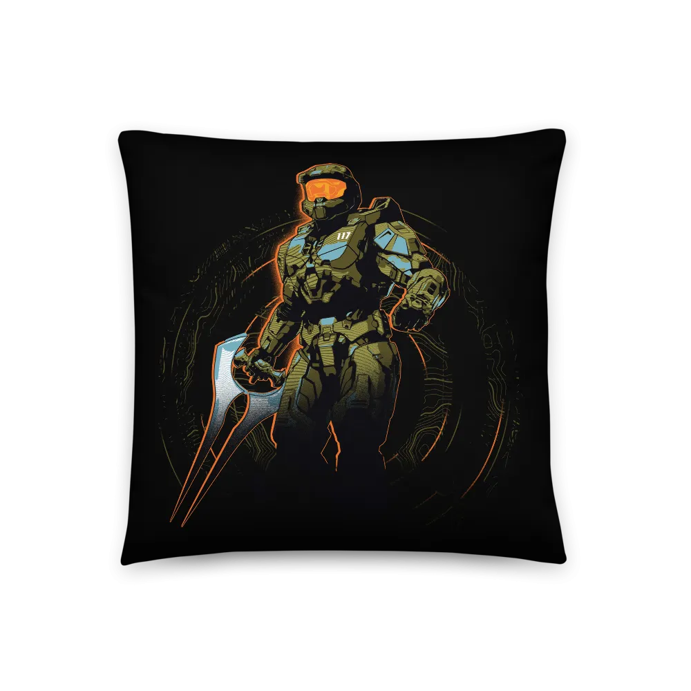 Halo Infinite Epic Master Chief Throw Pillow