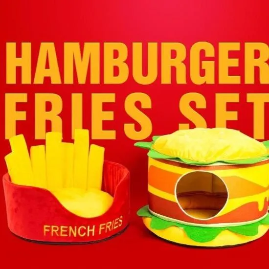 Hamburger & Fries Bed