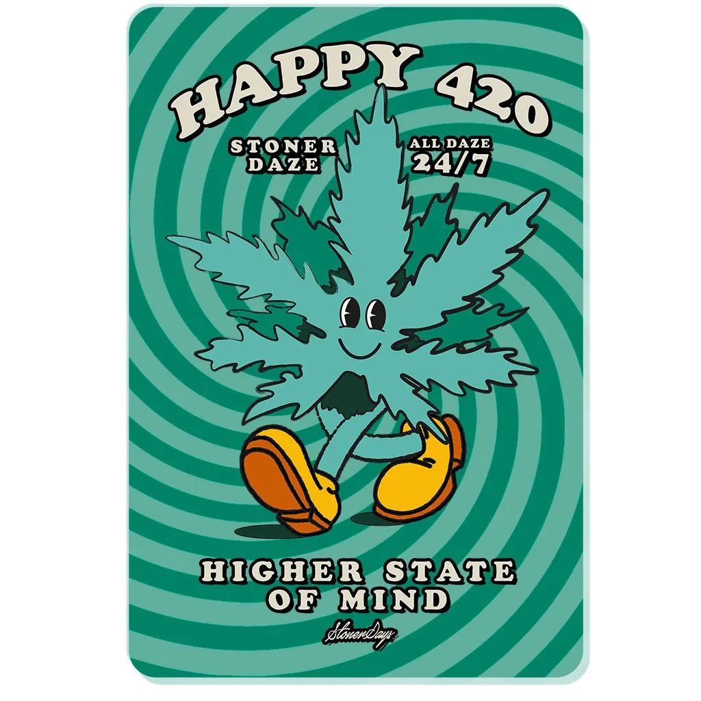 Happy 420 12x8" Dab Mat