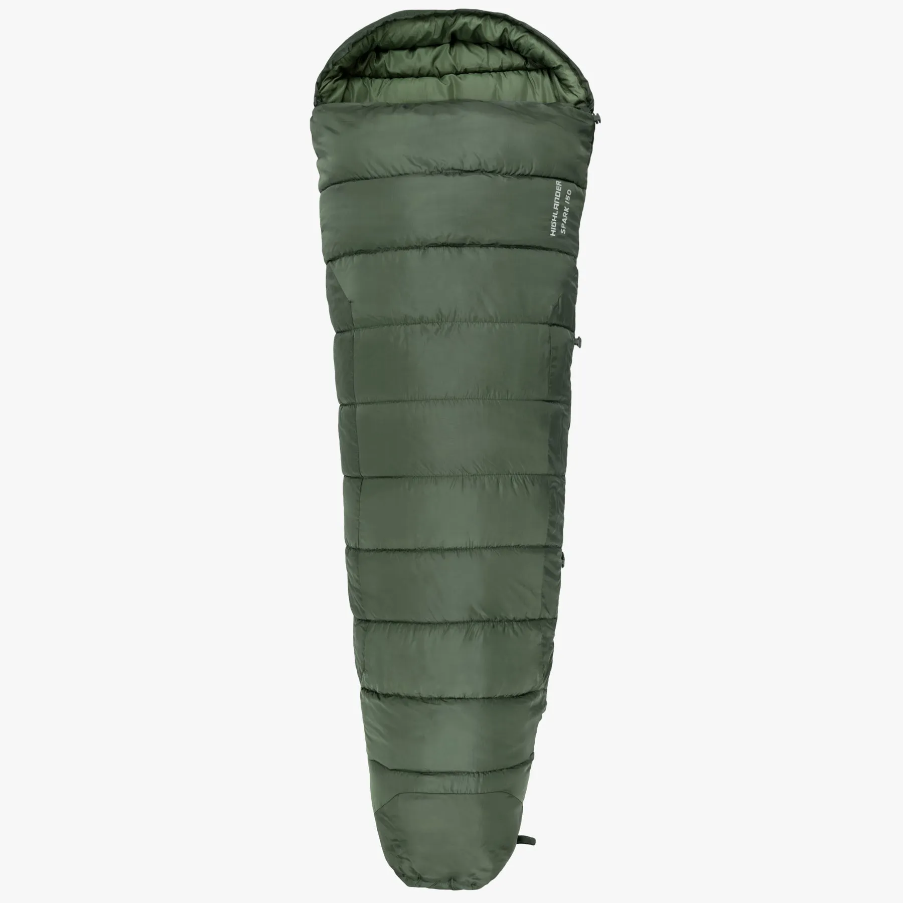 Highlander Forces Phoenix Spark 150 Mummy Sleeping Bag Olive Green