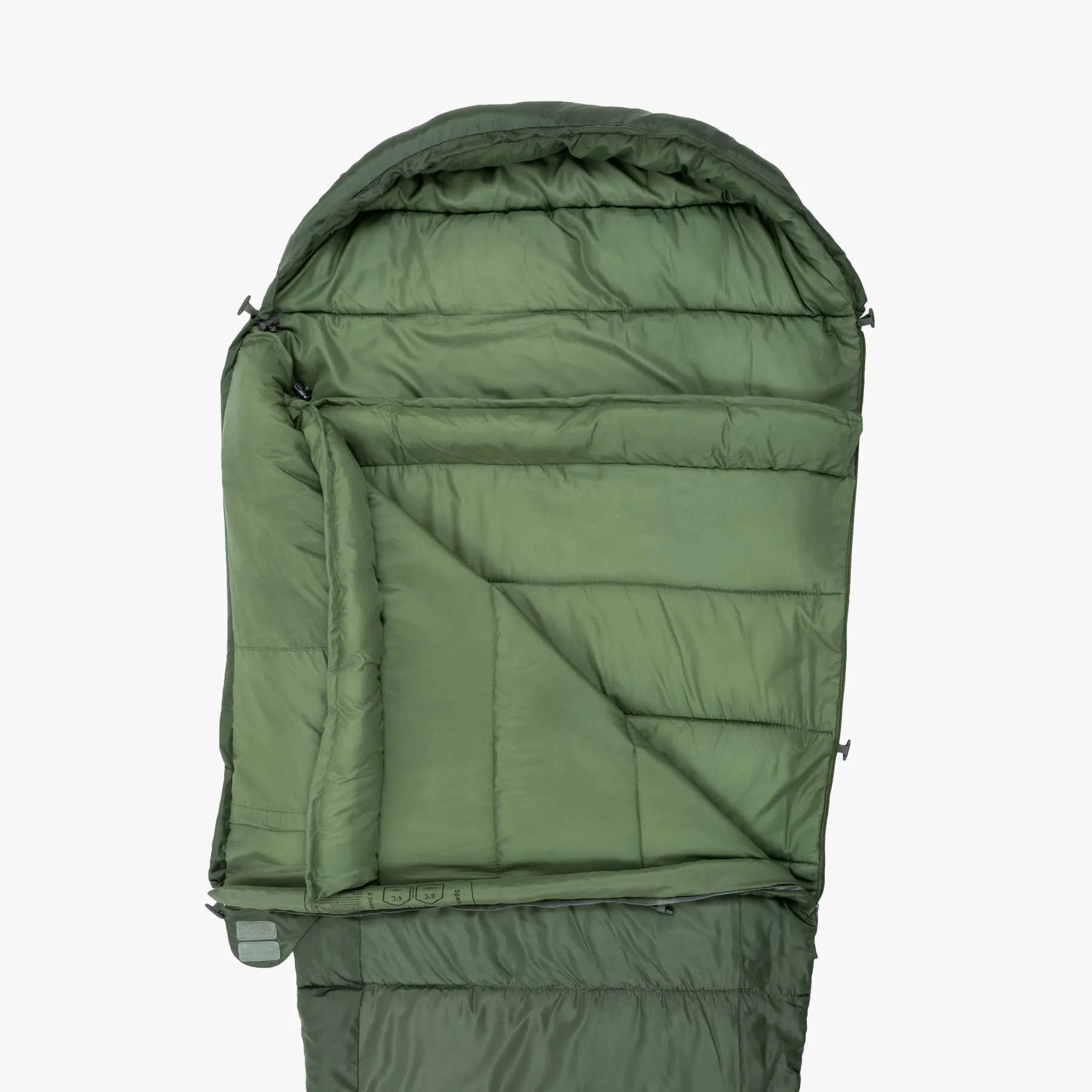 Highlander Forces Phoenix Spark 150 Mummy Sleeping Bag Olive Green