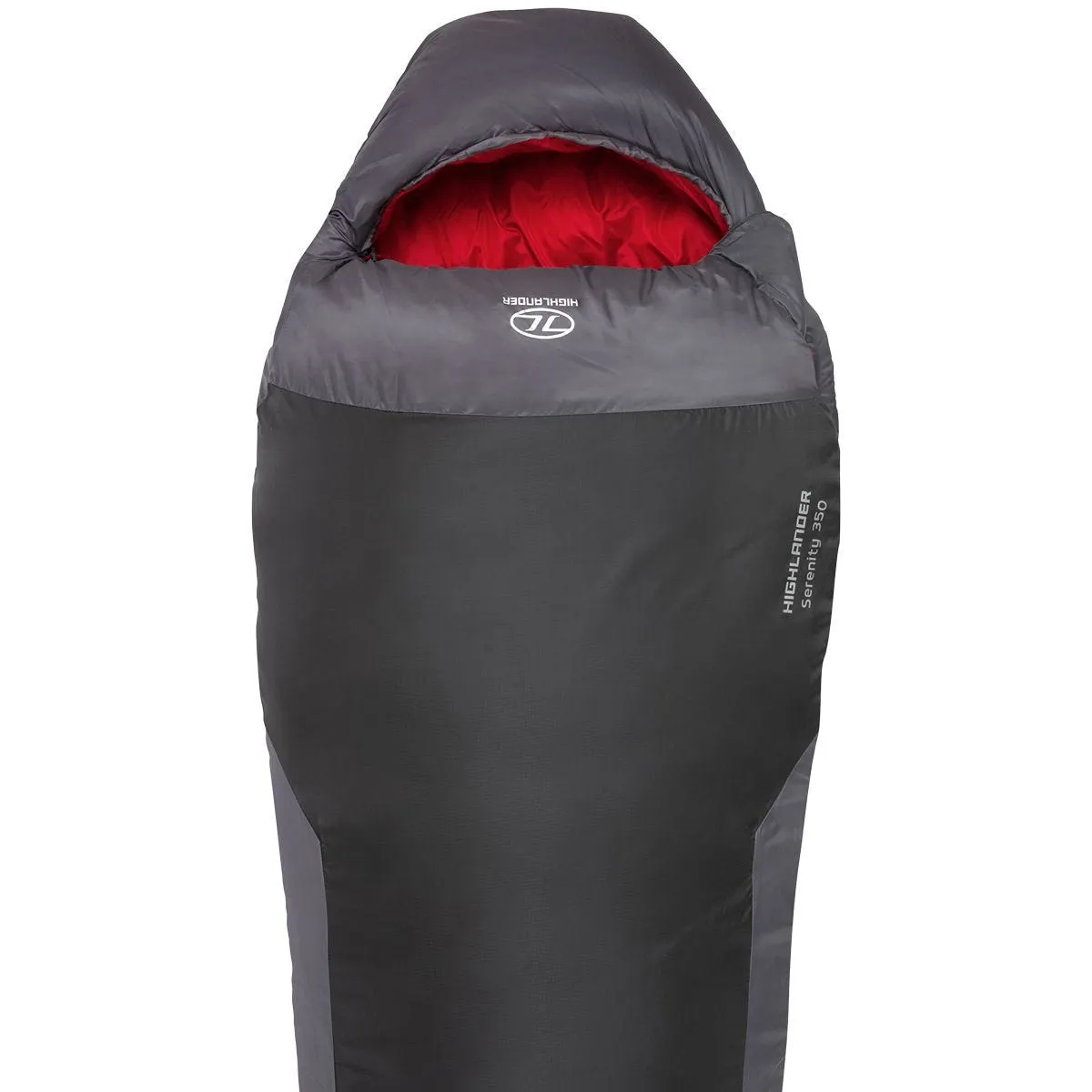 Highlander Serenity 350 Mummy Sleeping Bag Charcoal