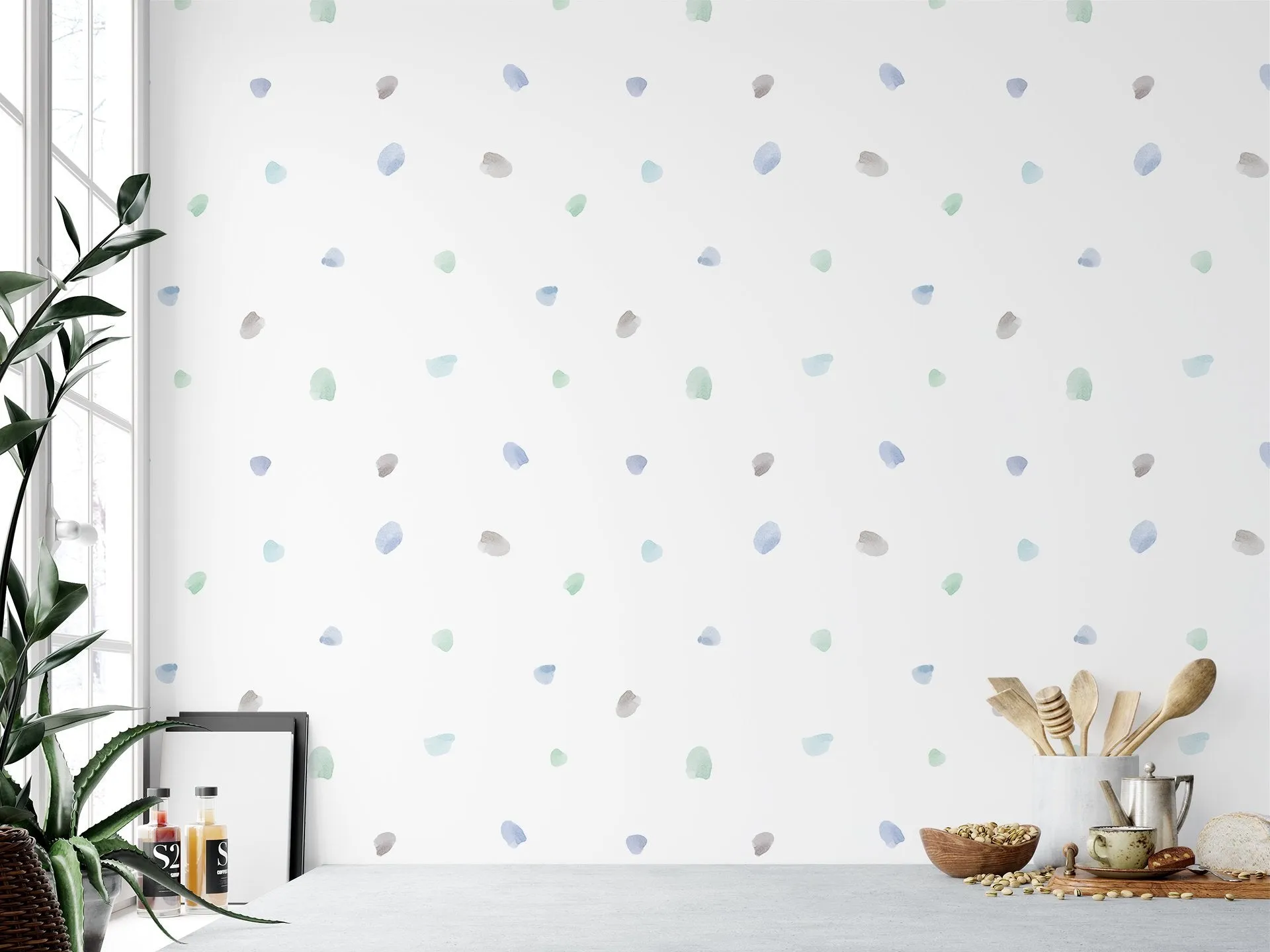 Irregular Blobs Fabric Decal