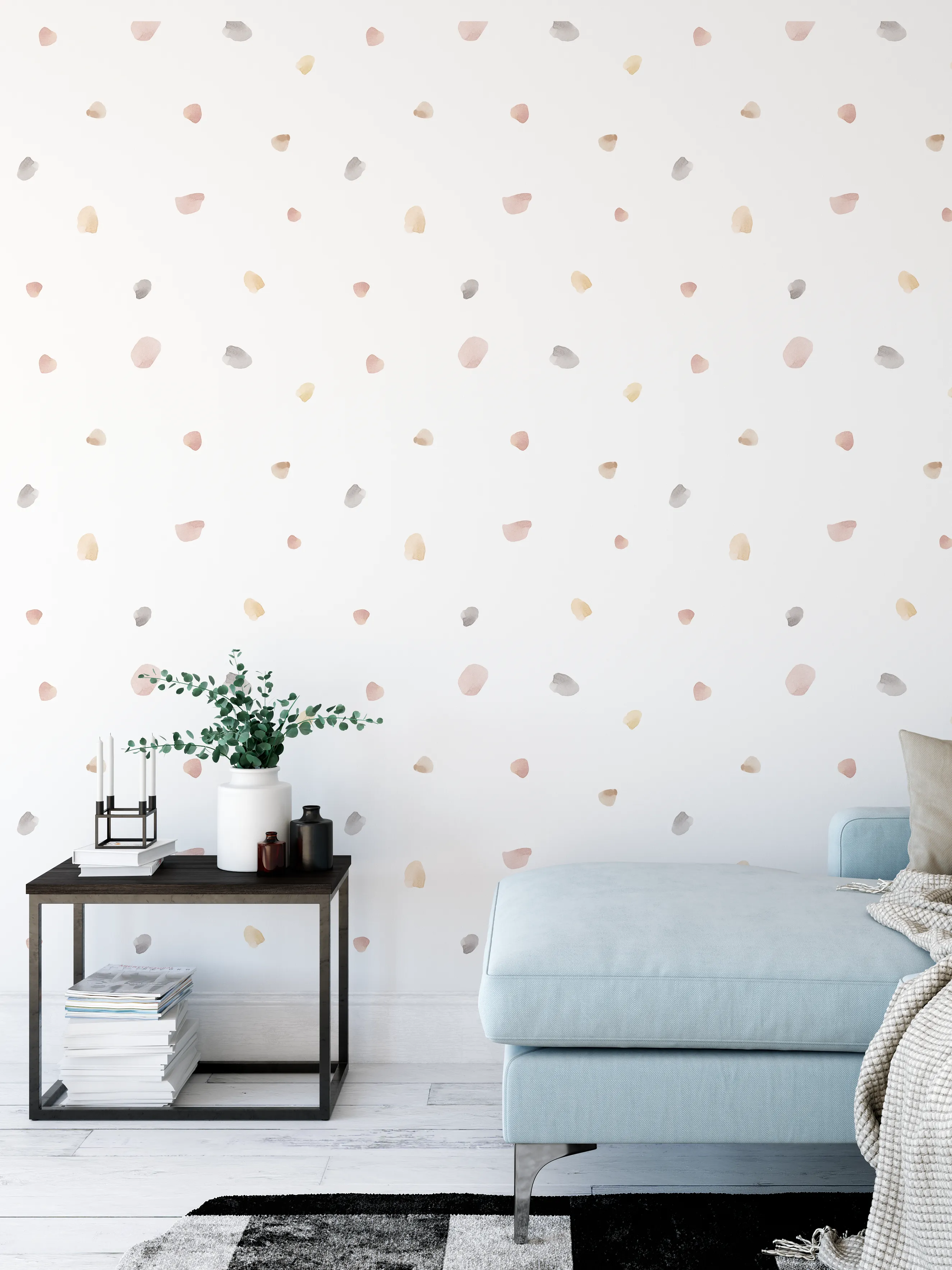 Irregular Blobs Fabric Decal