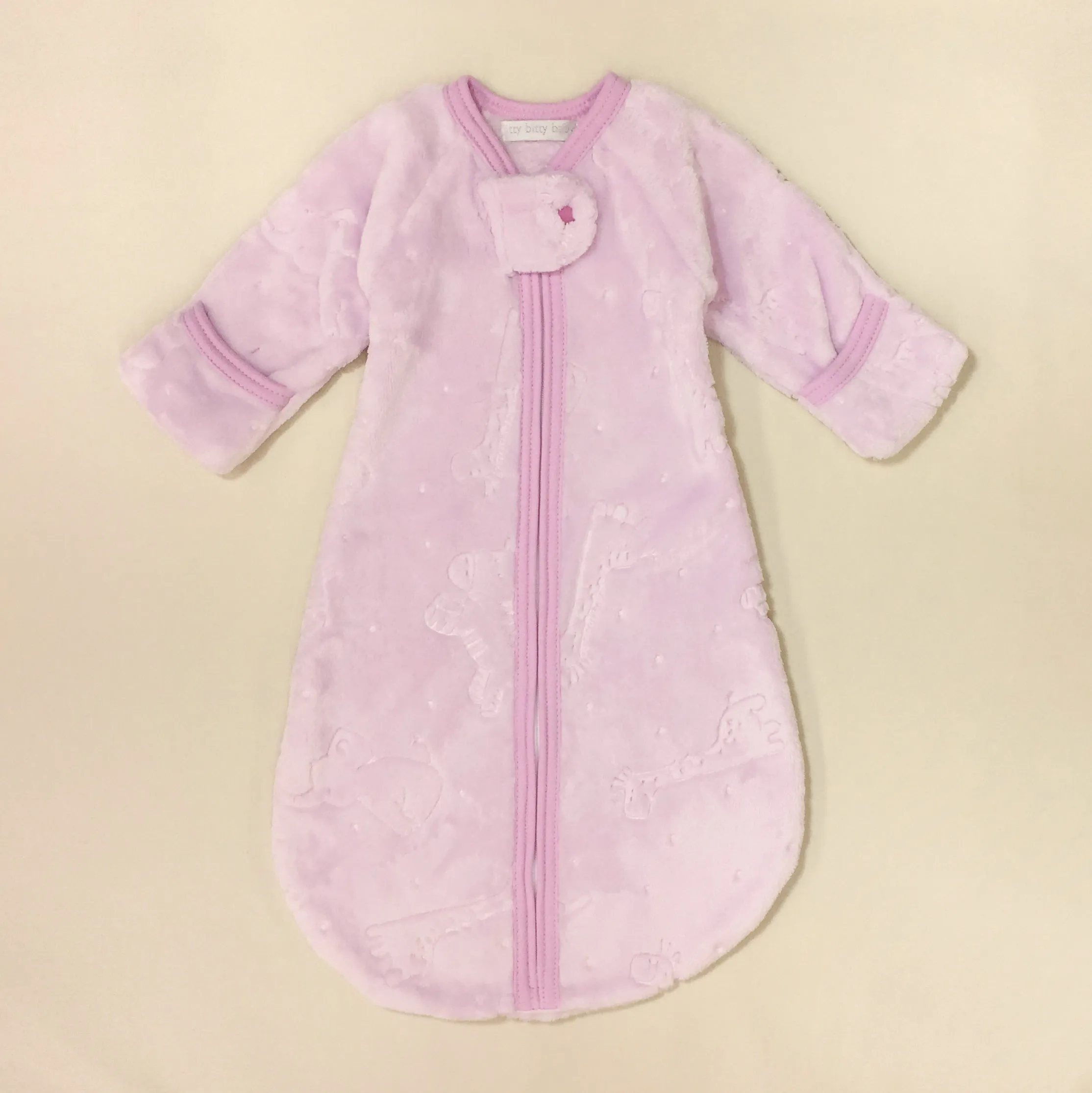 Jungle Plush SleepSack - Lilac