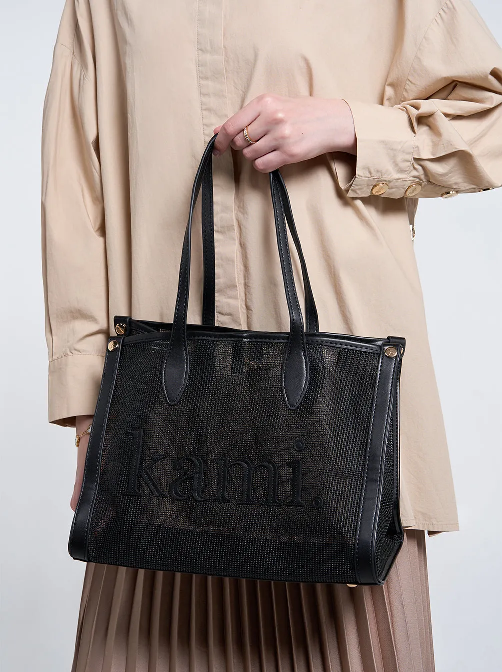 KAMI NET BAG ACCESSORIES BLACK