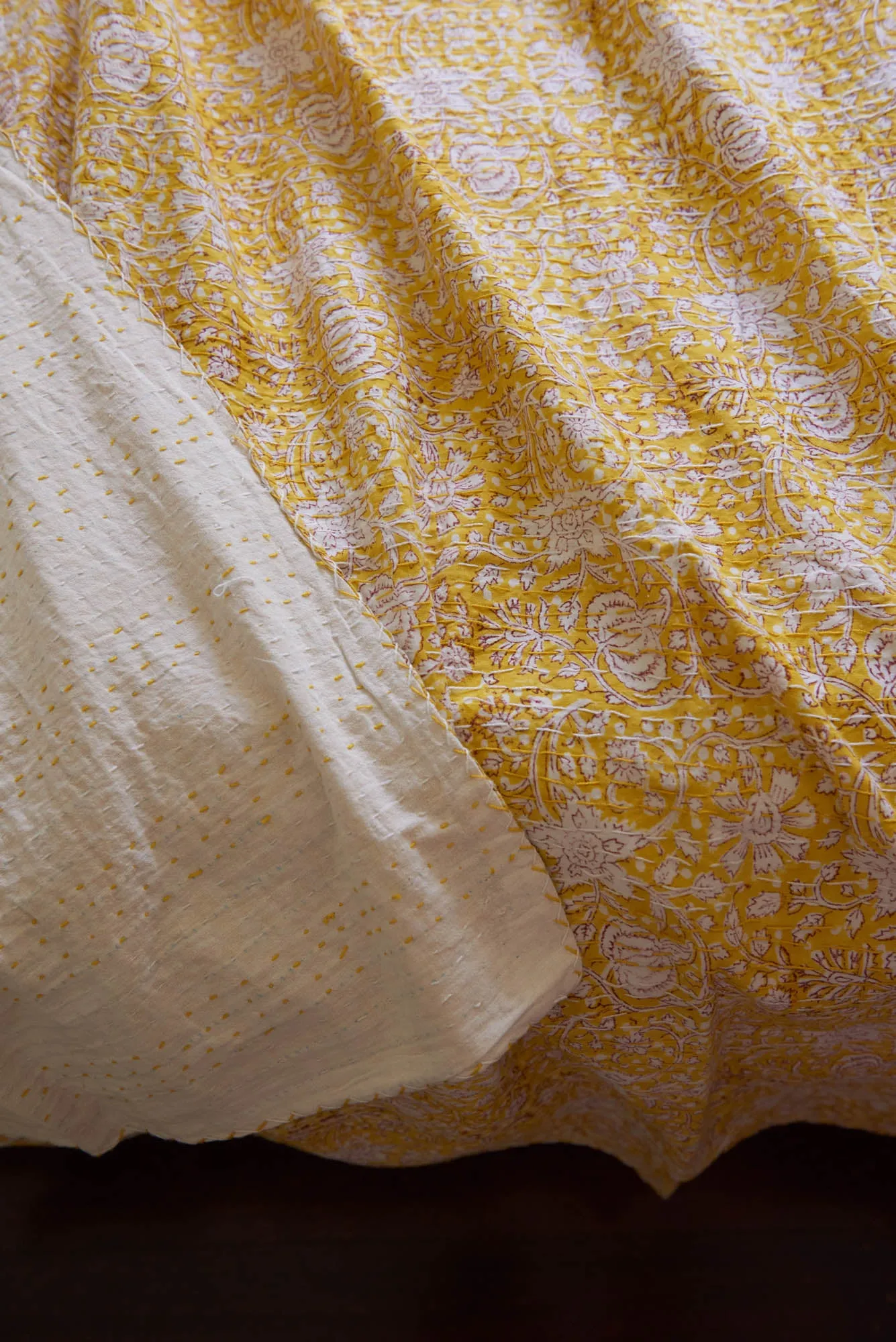 Kantha Quilt Butter Vine