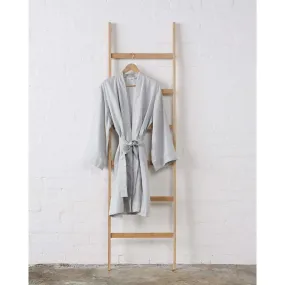 Linen Bathrobe - Harbour Mist | Jade and May