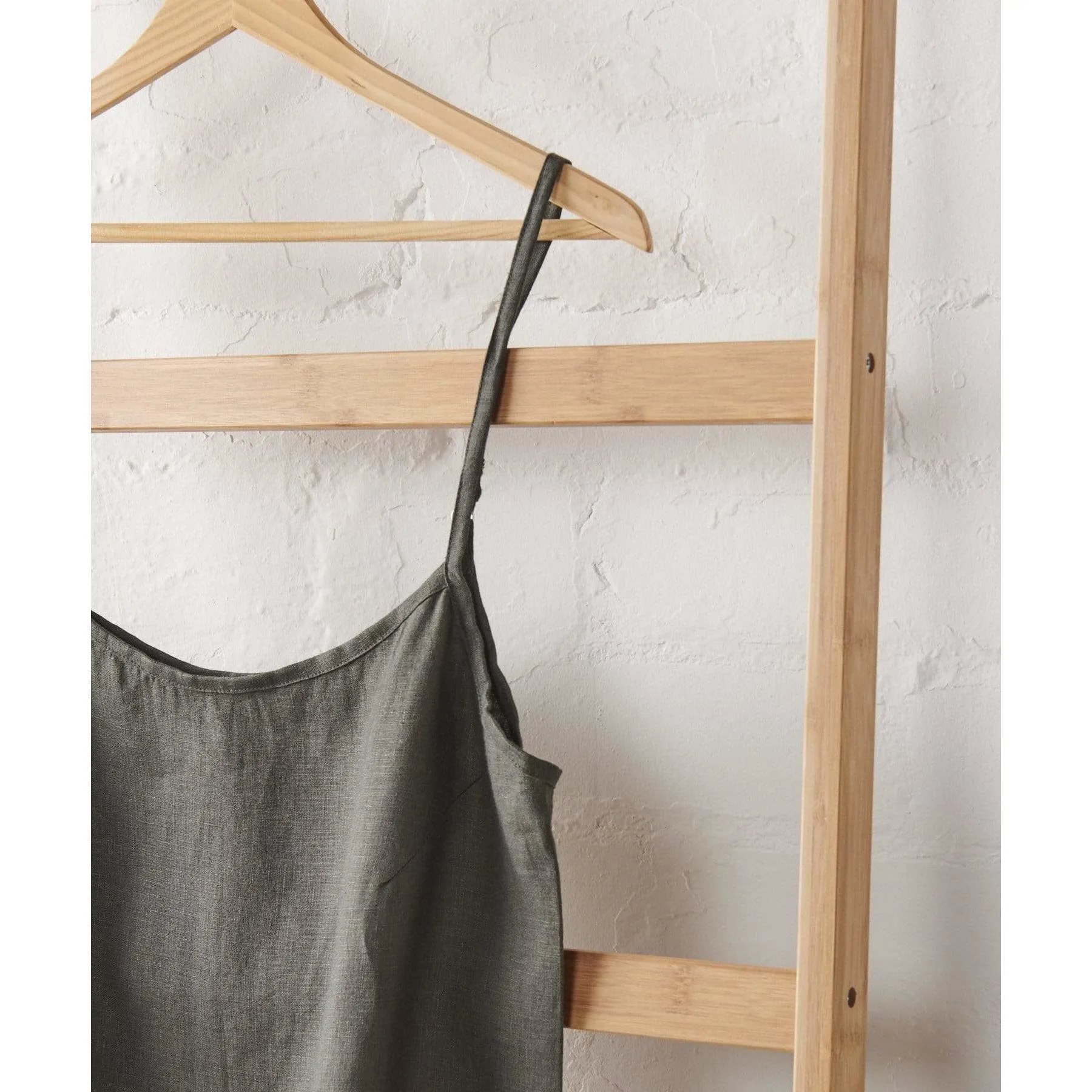 Linen Cami - Charcoal