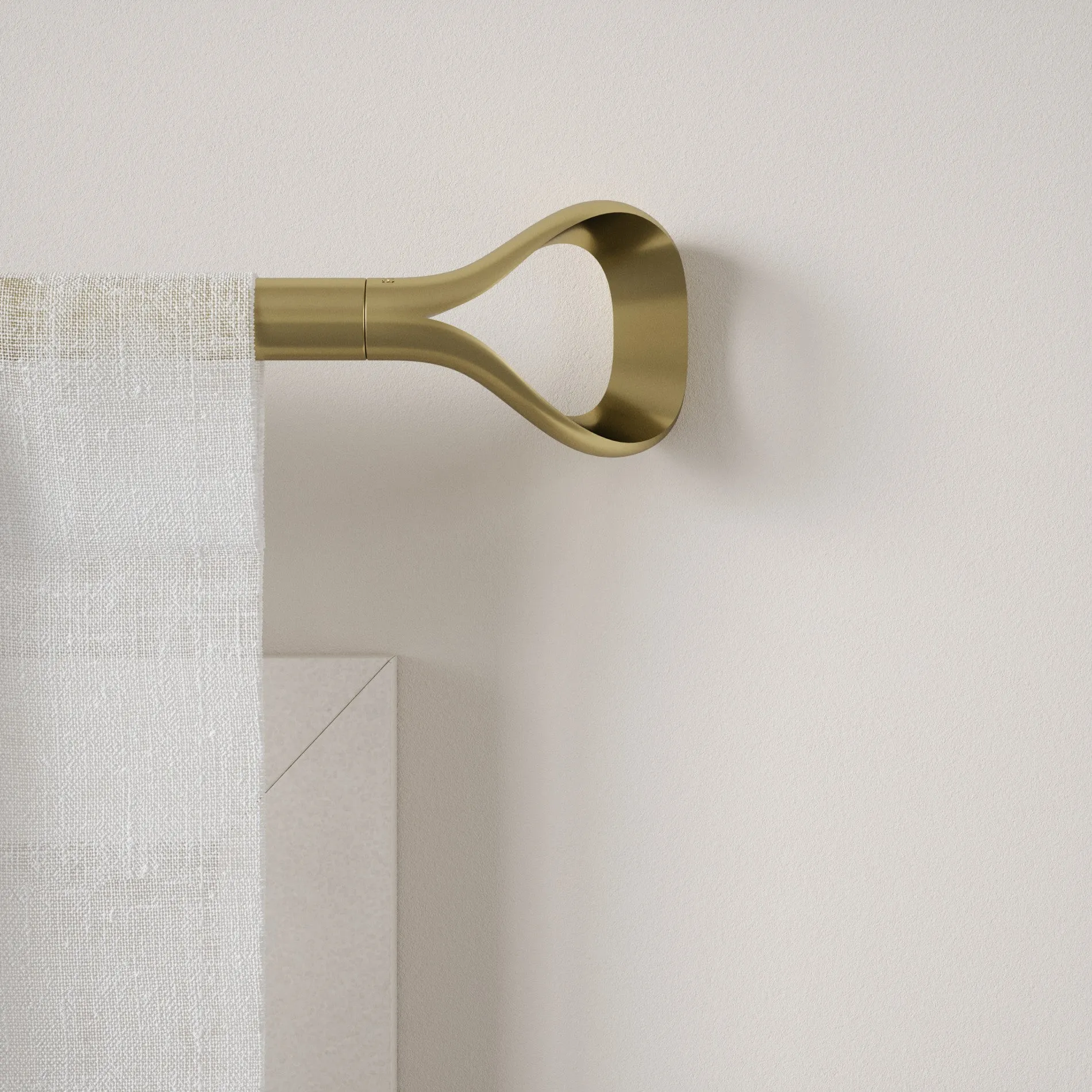 Loop 1" Curtain Rod