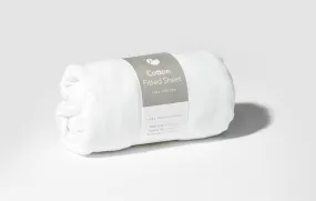 Lotus Crib Cotton Fitted Sheet