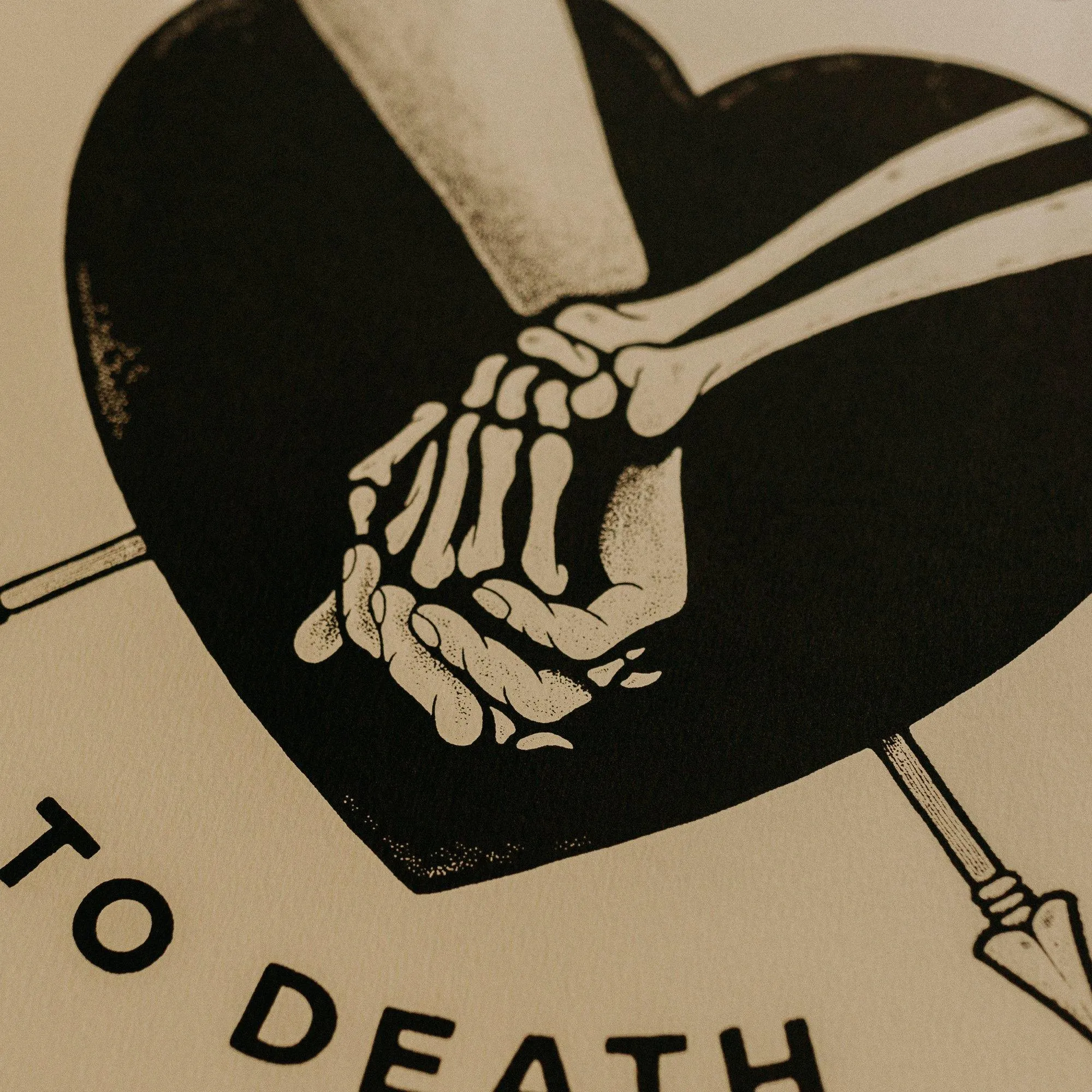 LOVE YOU TO DEATH - Art Print