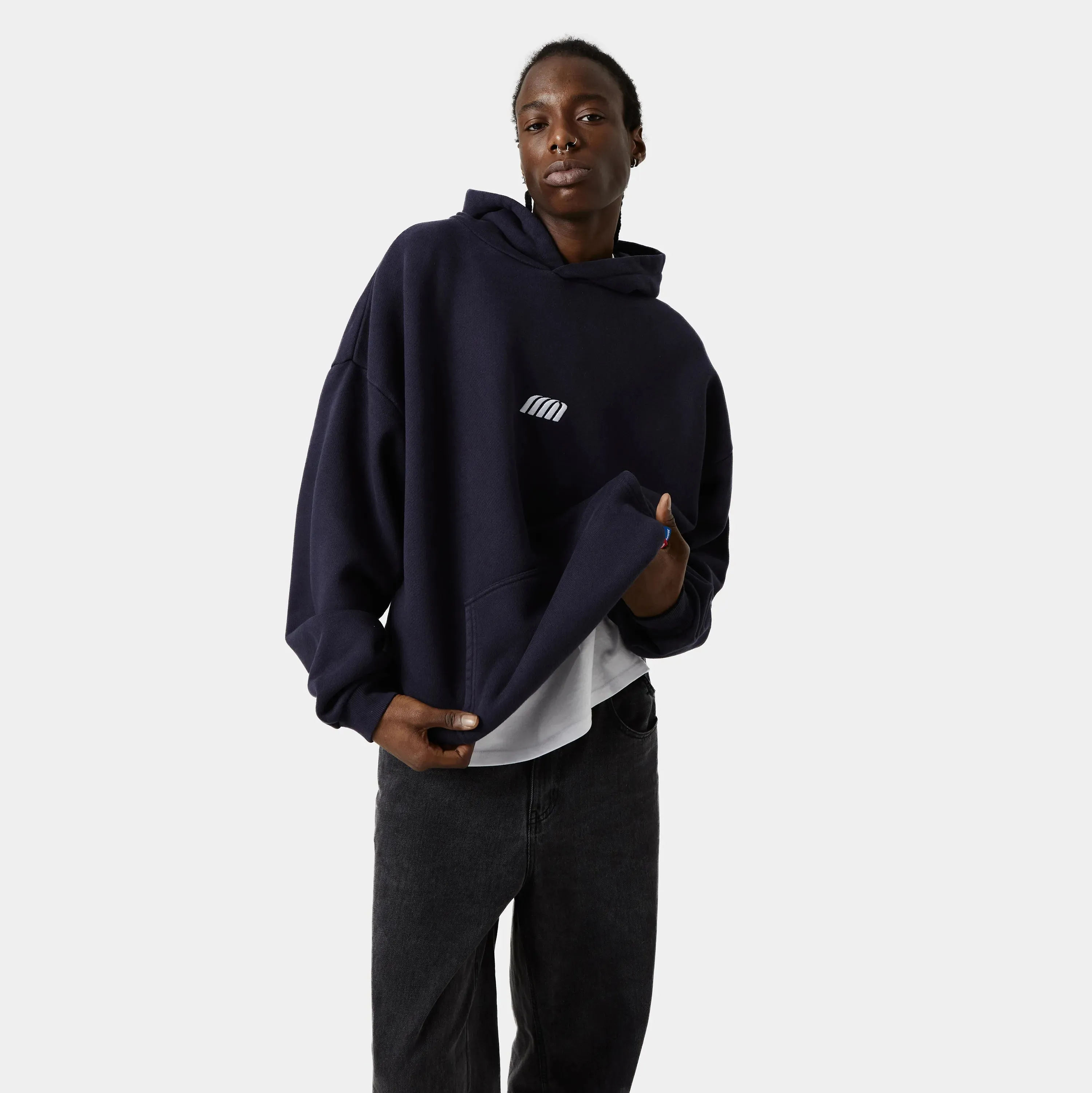 Master Flag Navy Heavyweight Hoodie