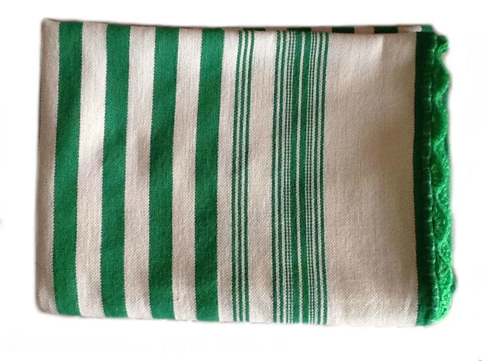 Mendil - Green Striped Throw