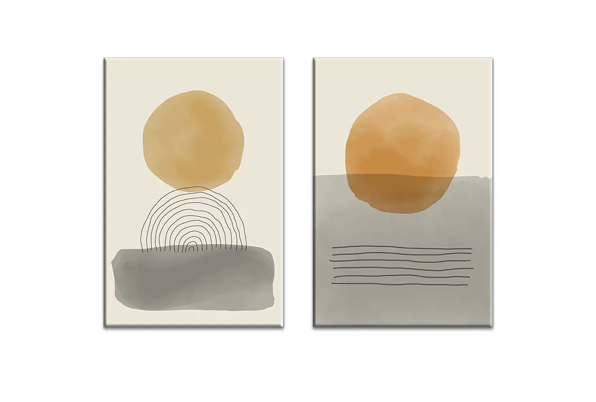 Minimalist Abstract Set 5AB | Abstract Wall Art Print