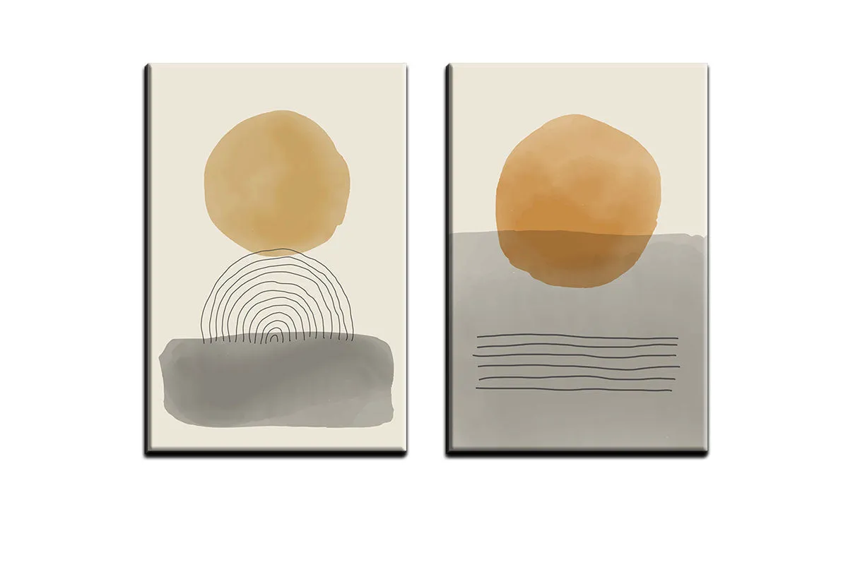 Minimalist Abstract Set 5AB | Abstract Wall Art Print