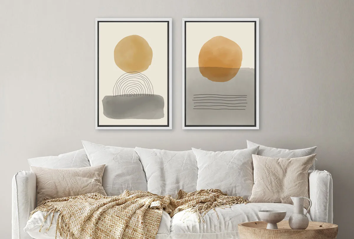 Minimalist Abstract Set 5AB | Abstract Wall Art Print