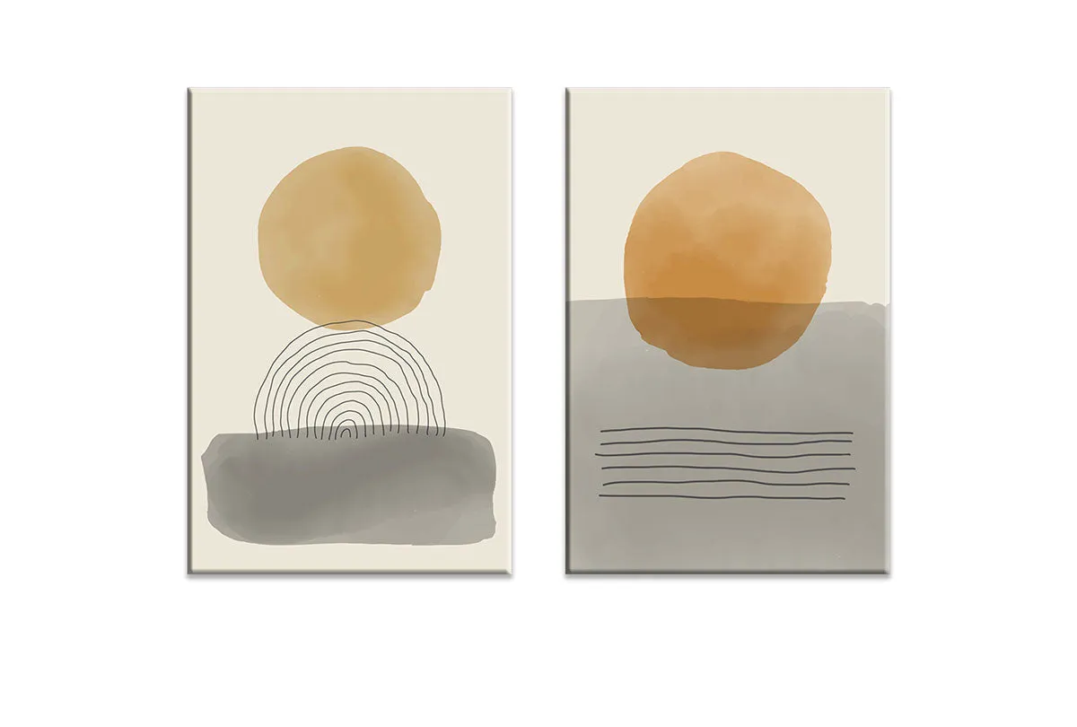 Minimalist Abstract Set 5AB | Abstract Wall Art Print