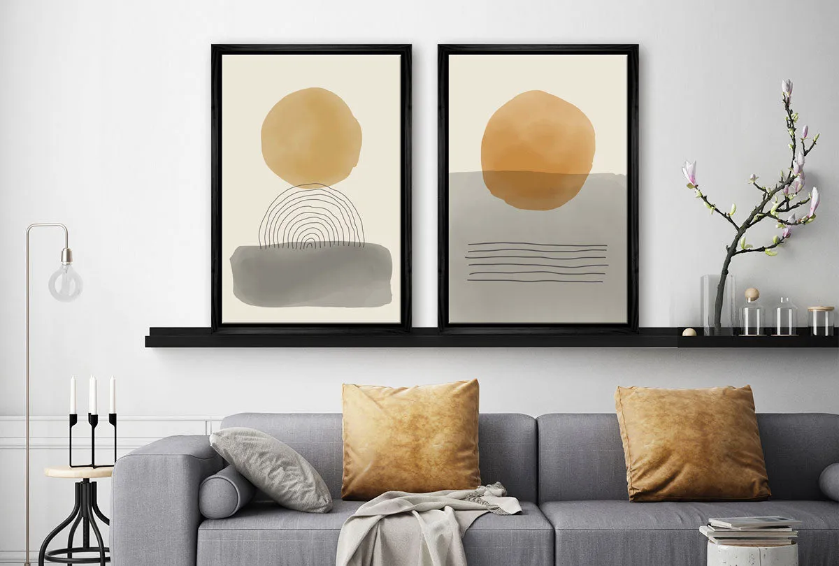 Minimalist Abstract Set 5AB | Abstract Wall Art Print