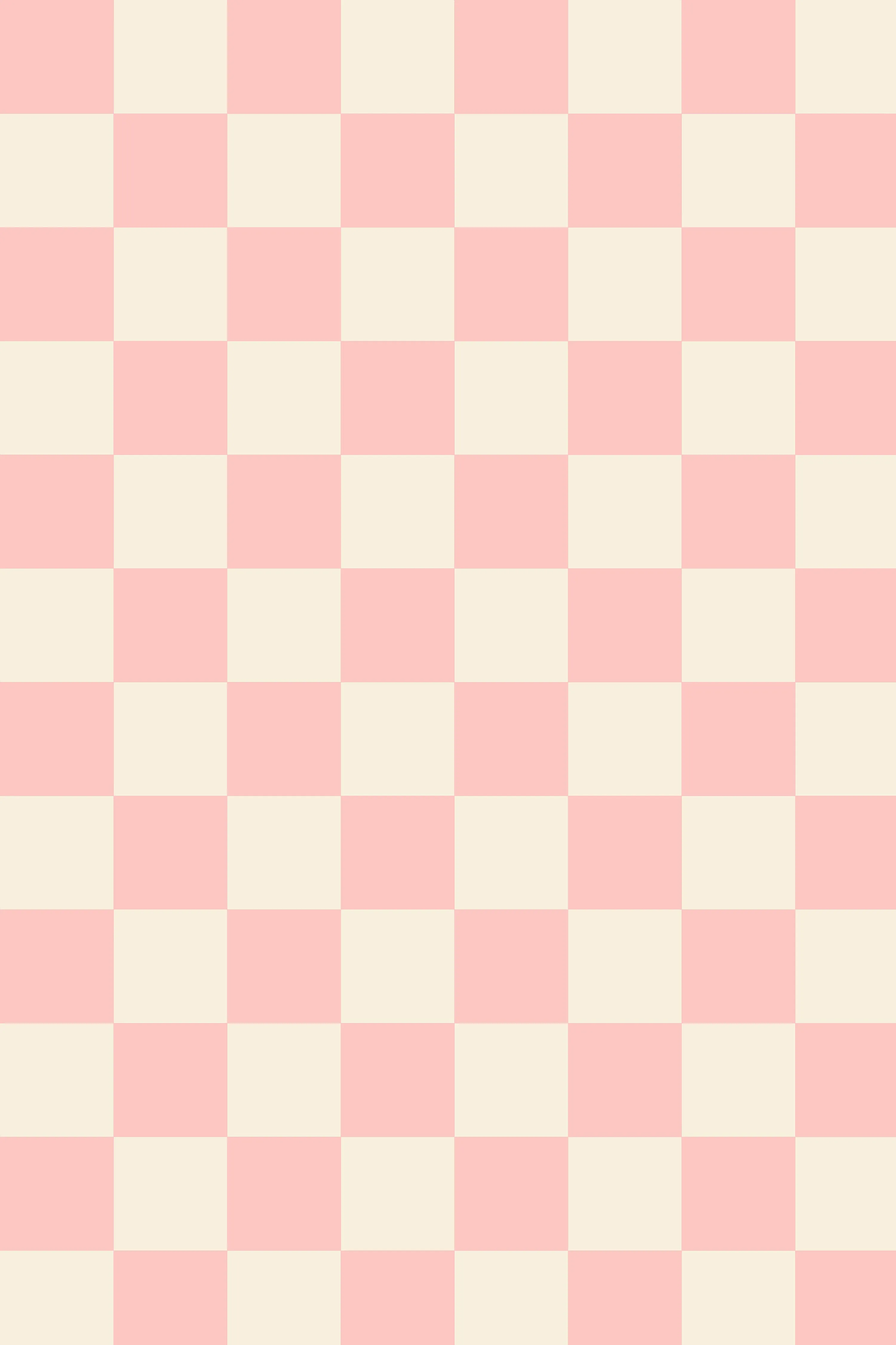 Organic Crib Sheet Pink Check