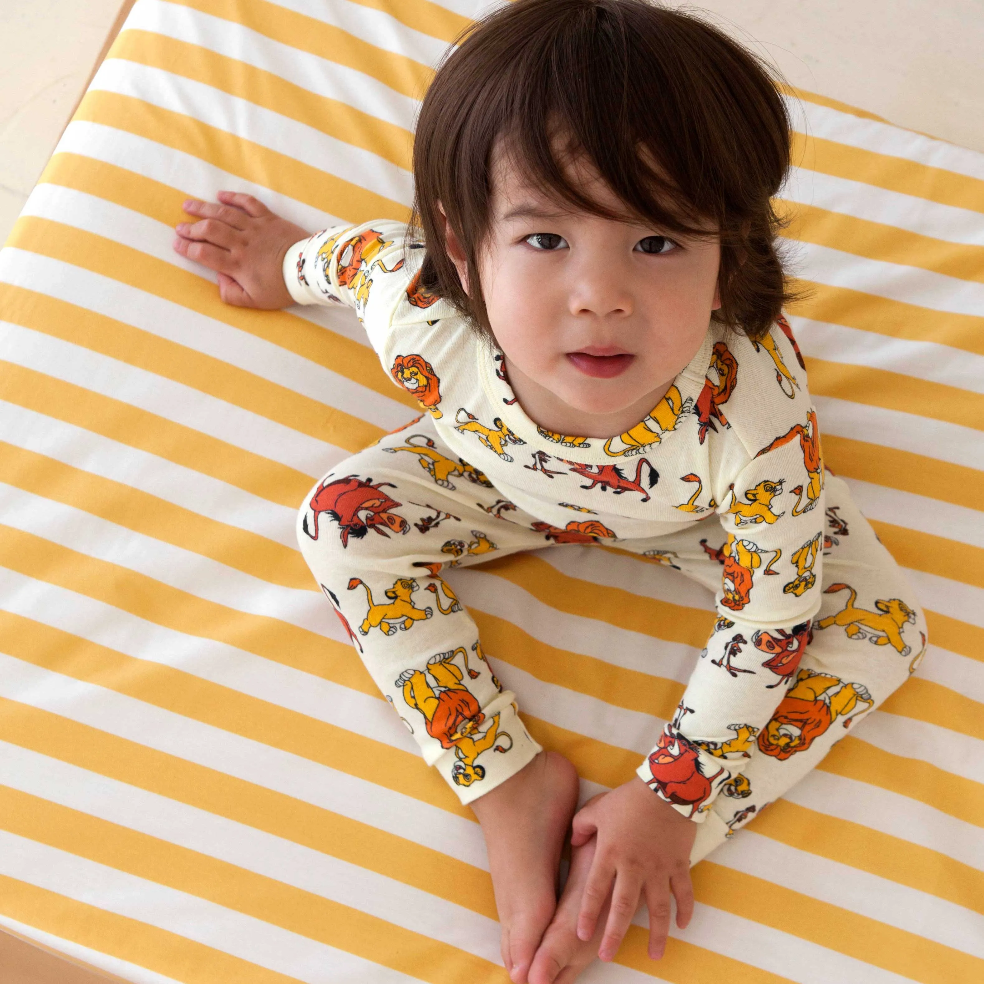 Organic Crib Sheet Primrose Yellow Stripes // Same Day Shipping!