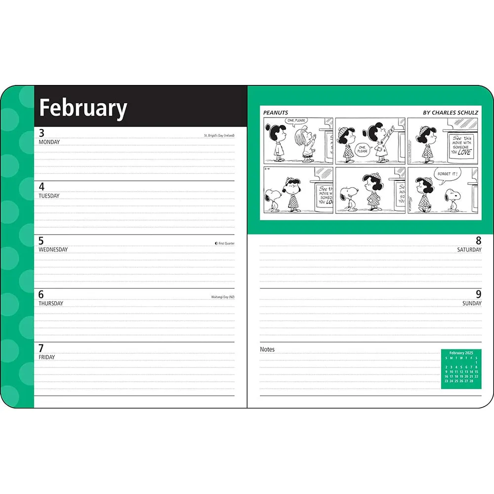 Peanuts 2025 Wall Calendar