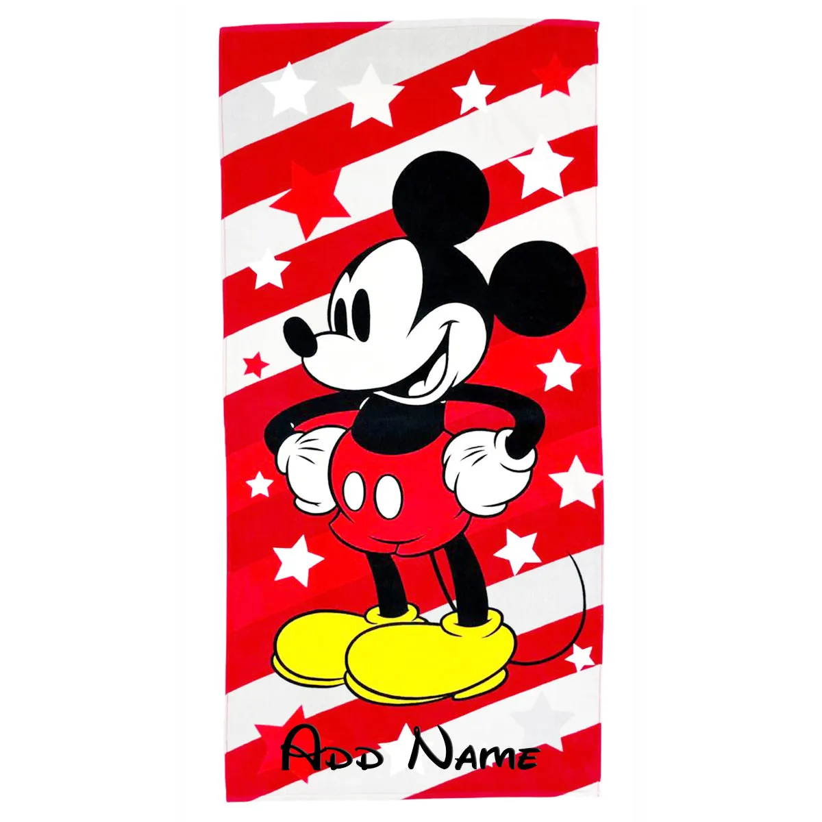 Personalized Disney Beach / Pool Towel - Mickey Mouse