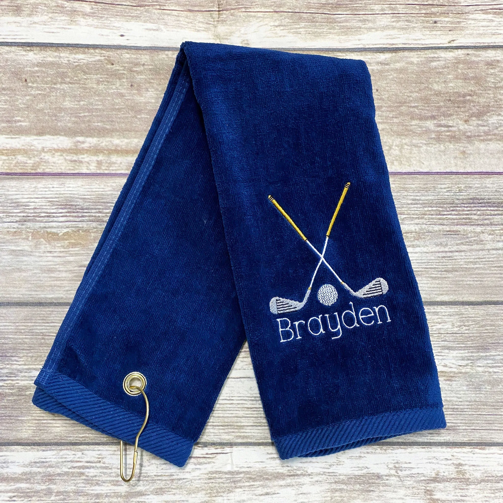 Personalized Golf Club Golf Towel