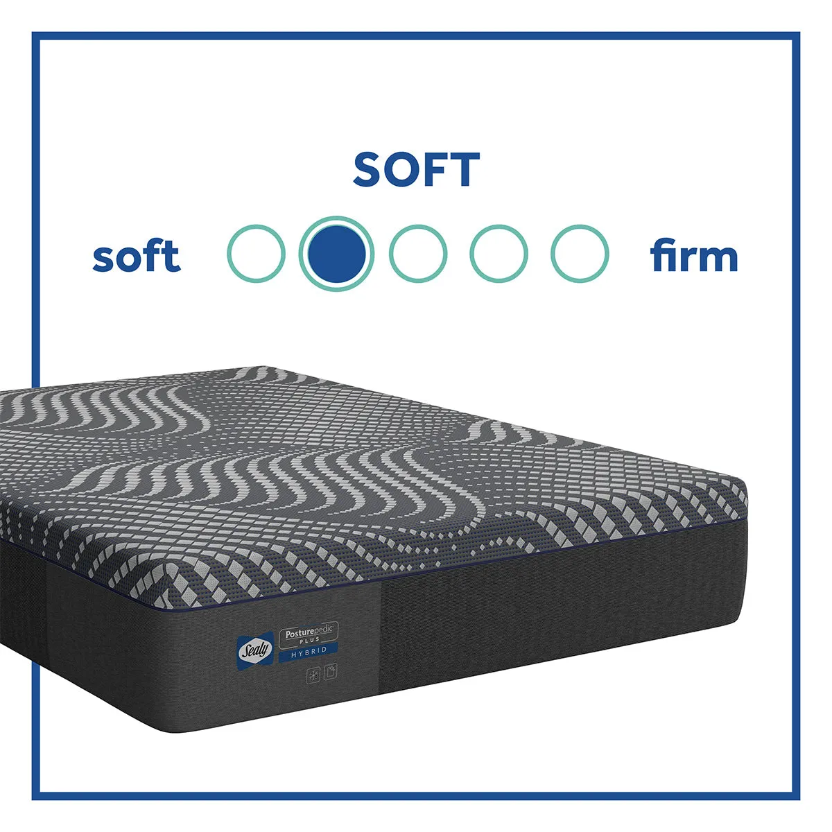 Sealy Posturepedic Plus Hybrid Brenham 13.5" Soft Mattress