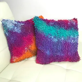 Set of SHAG Throw Pillows