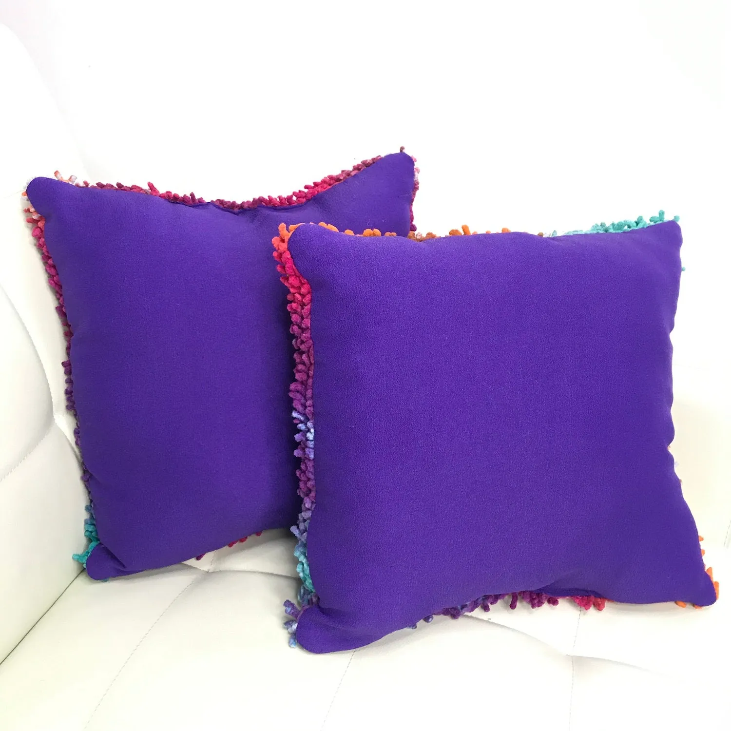 Set of SHAG Throw Pillows