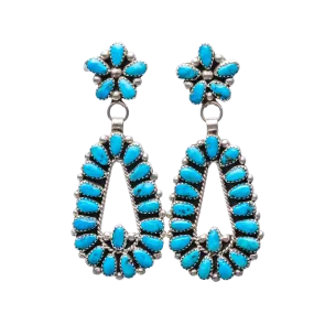 Sleeping Beauty Turquoise Earrings | Eunice Wilson