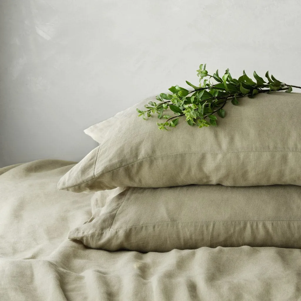 Stonewashed Linen Pillowcases