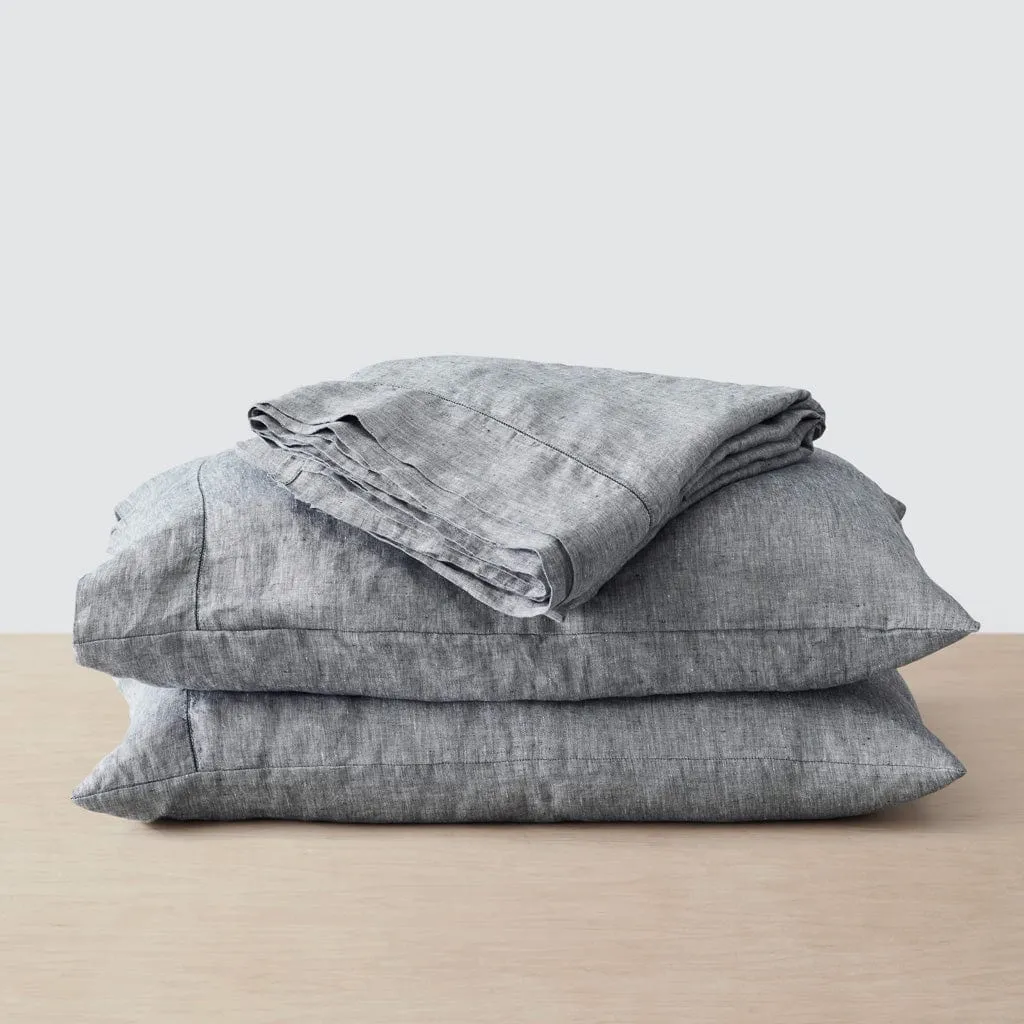 Stonewashed Linen Pillowcases