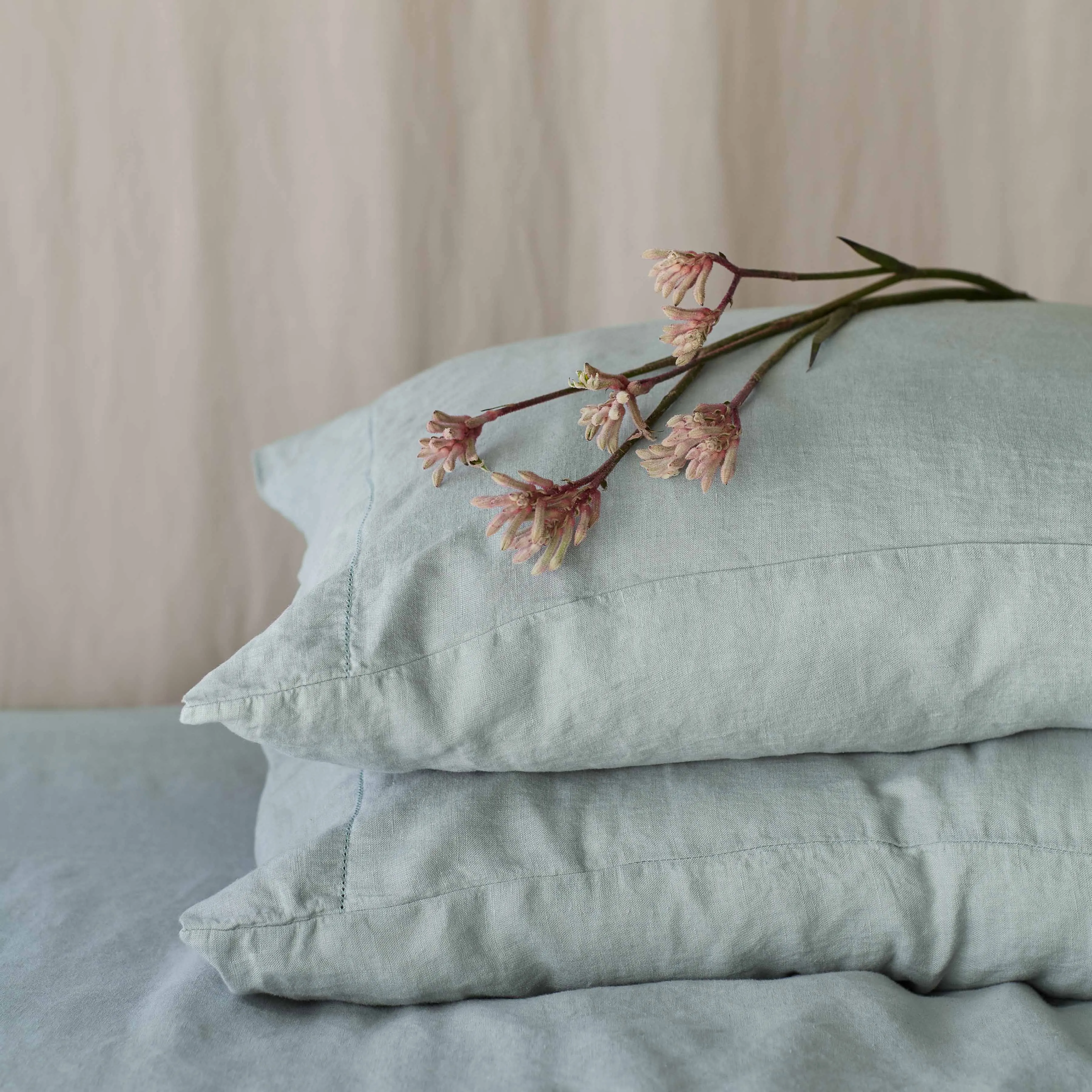 Stonewashed Linen Pillowcases