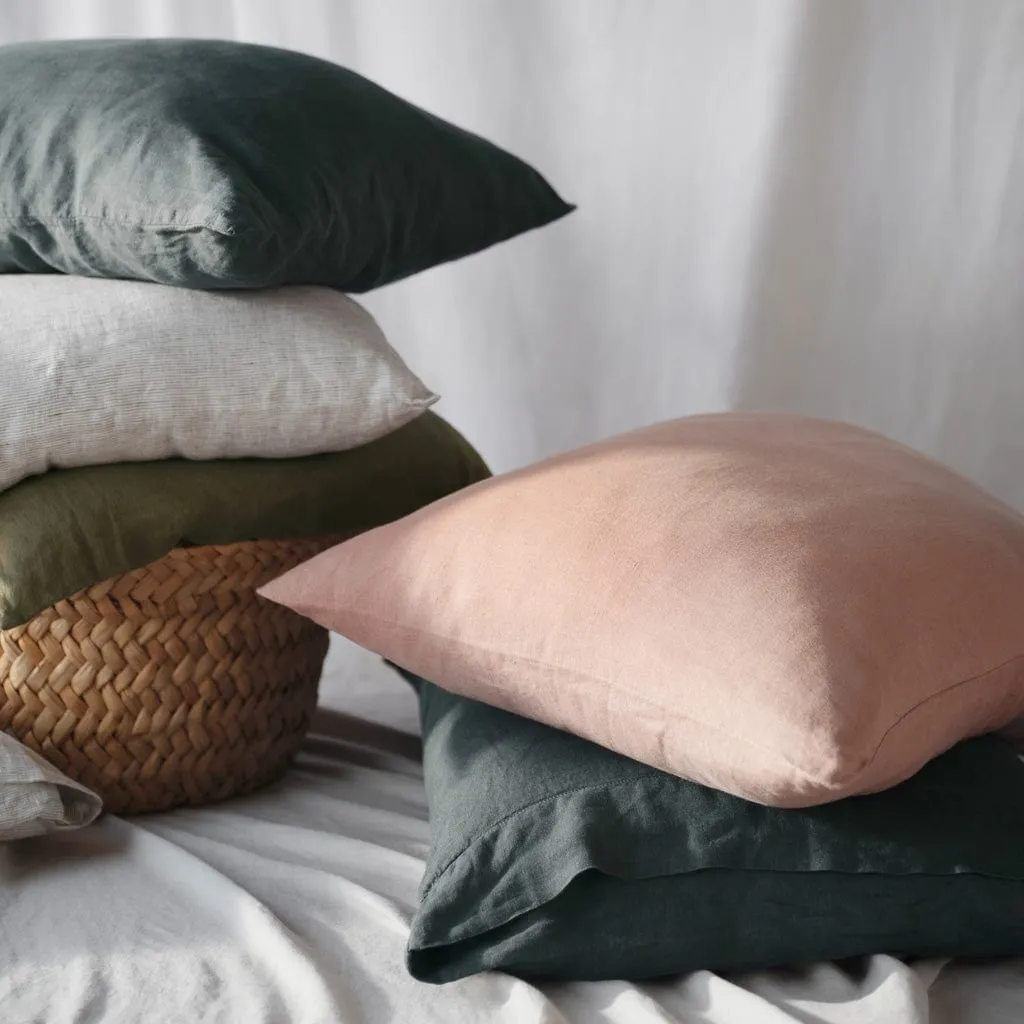 Stonewashed Linen Pillowcases