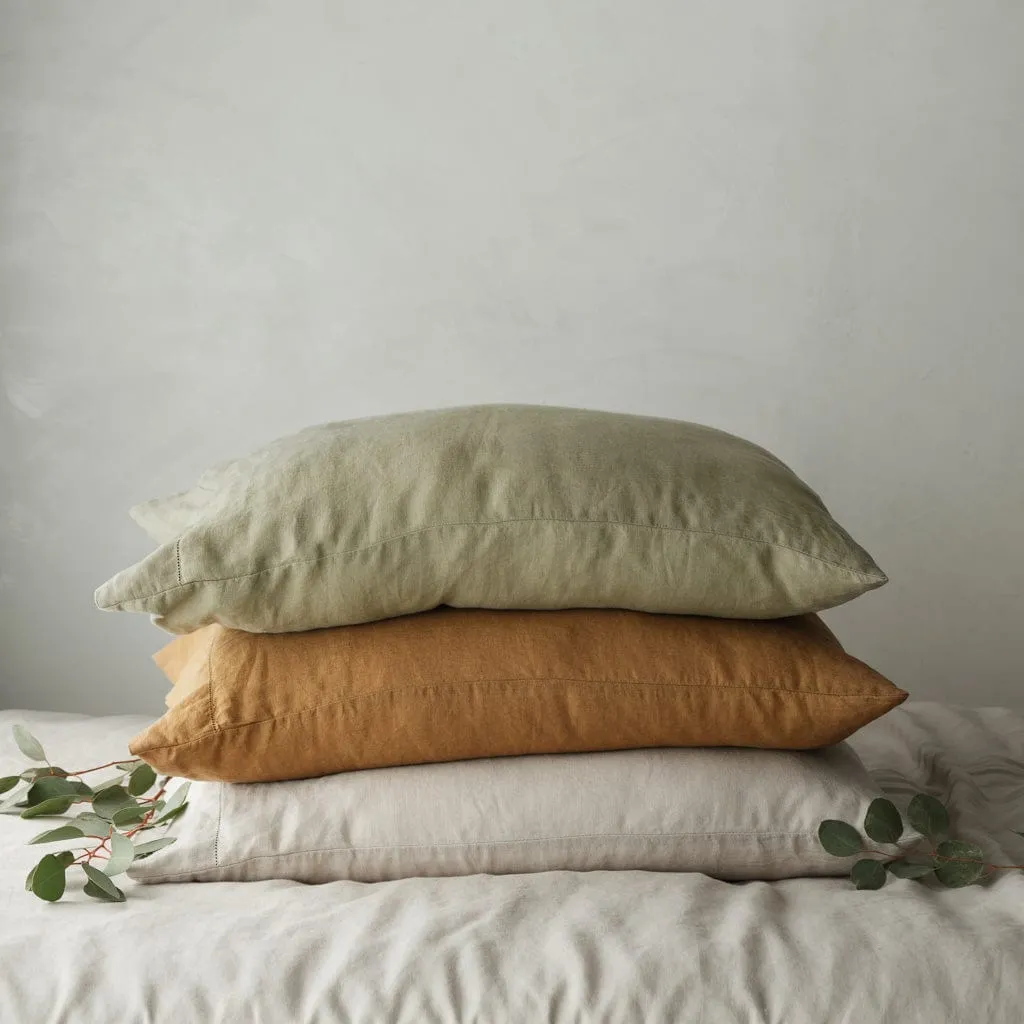 Stonewashed Linen Pillowcases