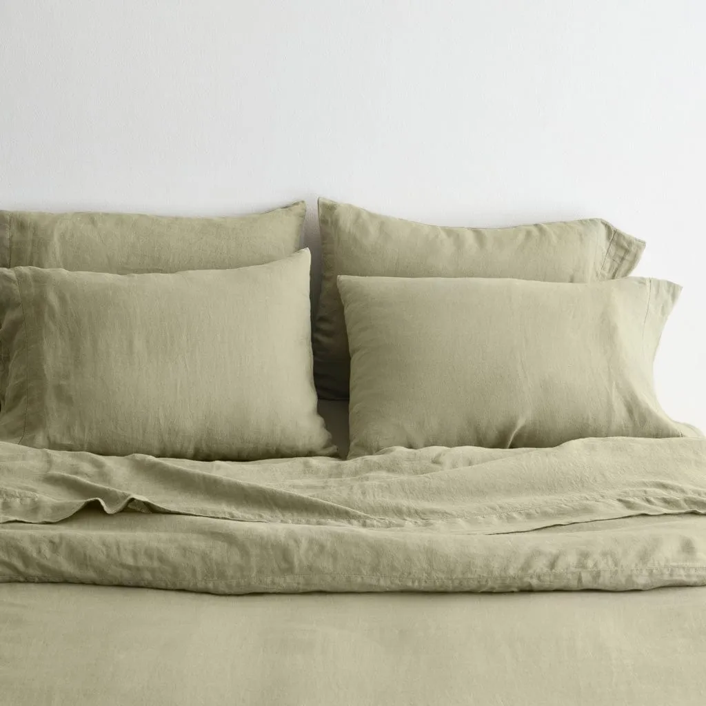 Stonewashed Linen Pillowcases