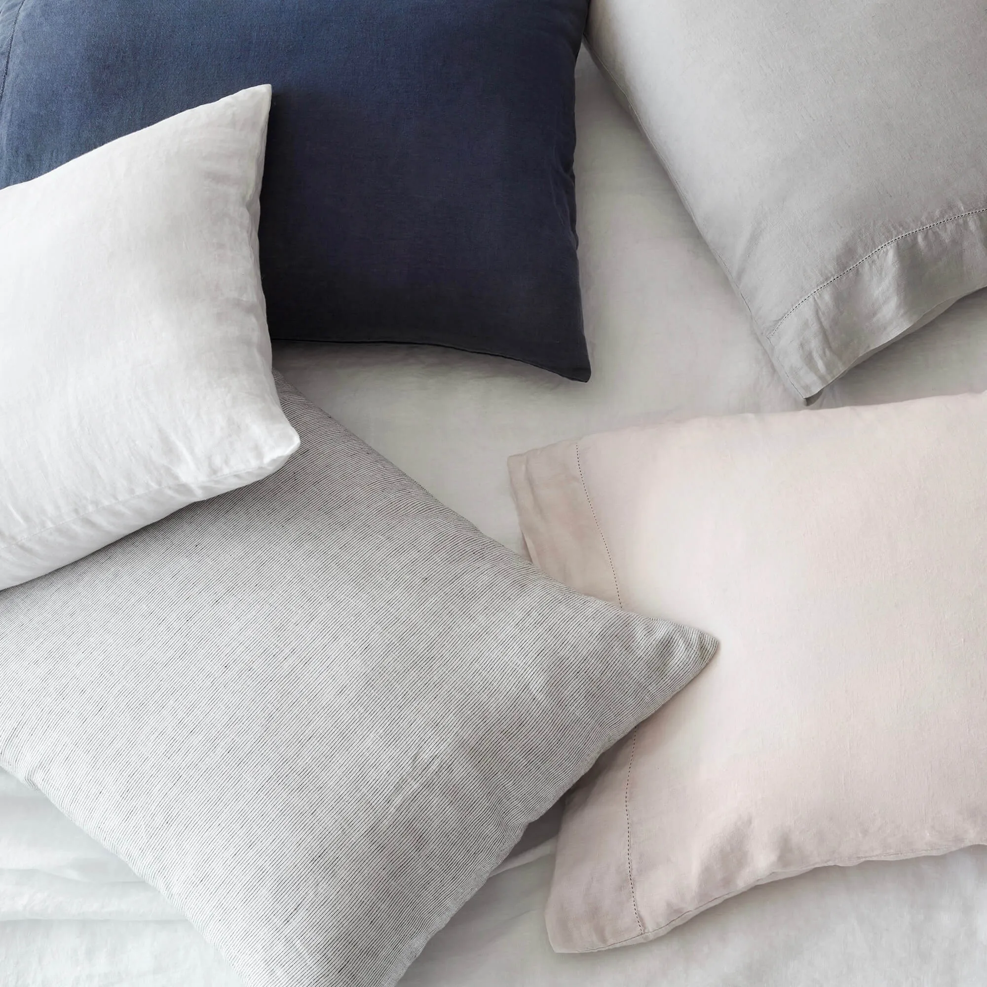 Stonewashed Linen Pillowcases