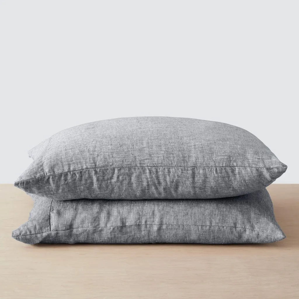 Stonewashed Linen Pillowcases