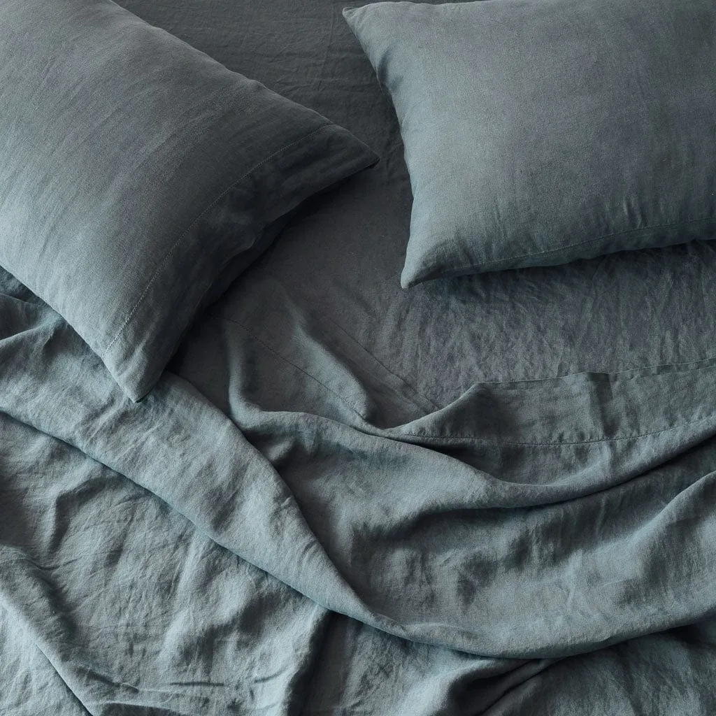 Stonewashed Linen Pillowcases