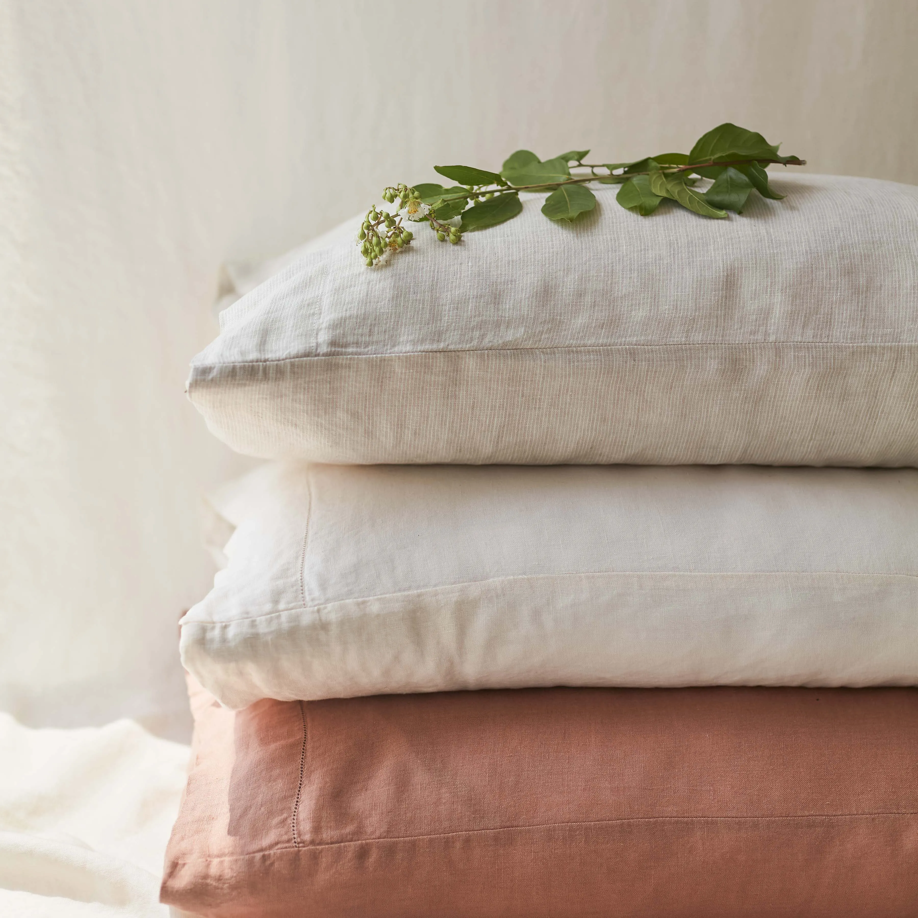 Stonewashed Linen Pillowcases