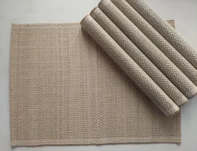 Table Mats : Hand woven madurkathi grass natural