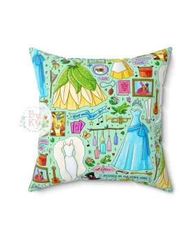 Tiana Princess Throw Pillow