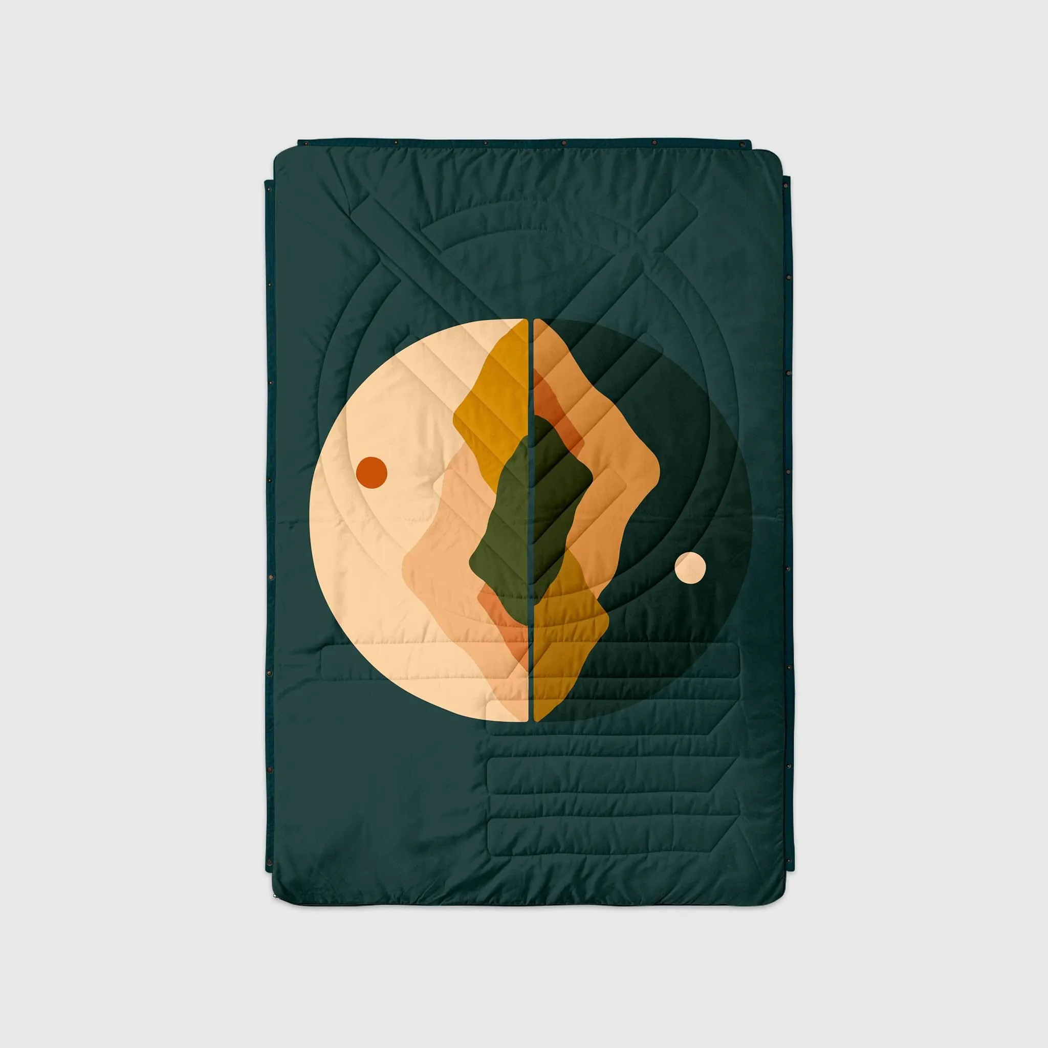 VOITED Recycled Ripstop Outdoor Camping Blanket - Day & Night